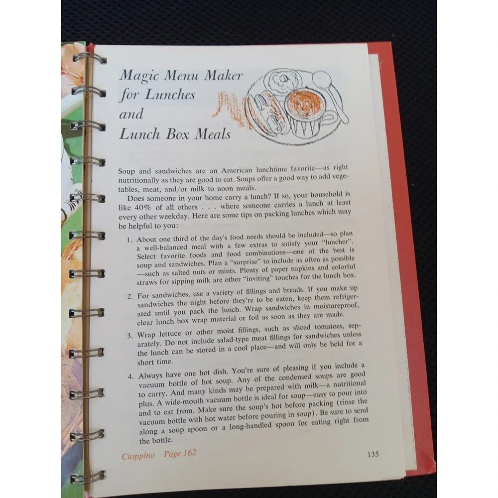 Cooking with Soup – A Campbell Cookbook 1969 Vintage Revised Edition Spiral-B...